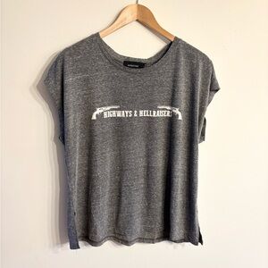 MINKPINK Charcoal Grey 'Highways & Hellraisers' Muscle Tank